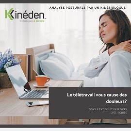 Femme avec douleur au dos.