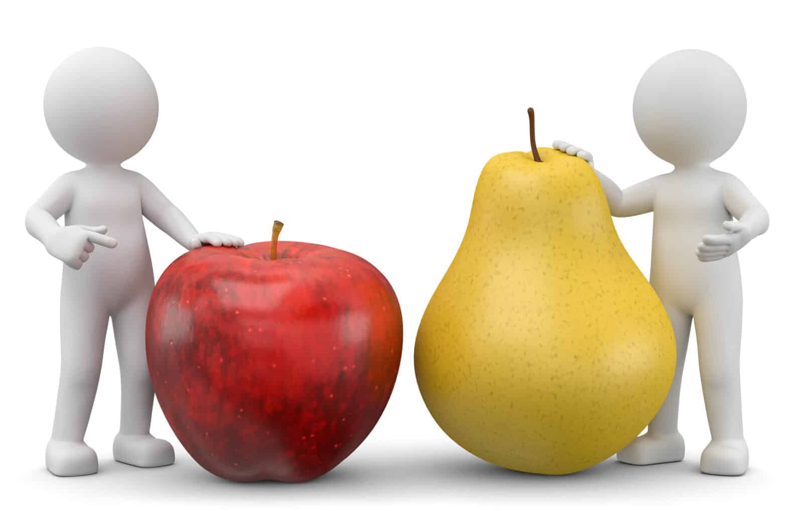 Reconnaître la graisse viscérale: Forme de Pomme et de poire.