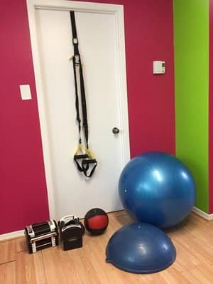 Équipement pour entraînement à domicile.